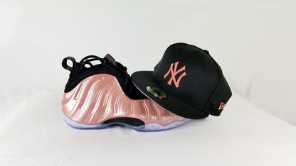 Matching New Era New York Yankees 59Fifty Fitted Hat for Nike Foamposite Elemental Rose Foams