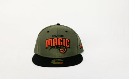 Matching New Era Orlando Magic Fitted Hat Nike Foamposite SEQUOIA Foams