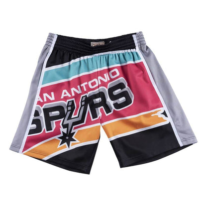 Mitchell & Ness 1998 San Antonio Spurs Big Face Shorts