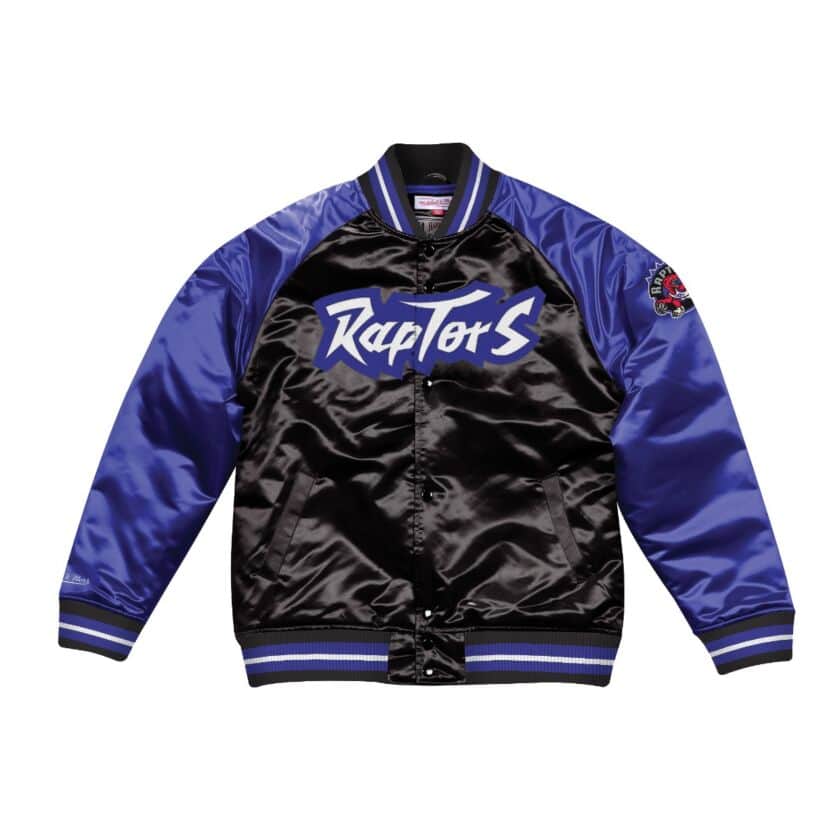 Mitchell & Ness Dallas Toronto Raptors Satin Varsity Jacket