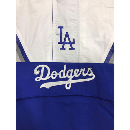 Mitchell & Ness Half Zip Anorak MLB Los Angeles Dodgers LA Windbeaker Jacket