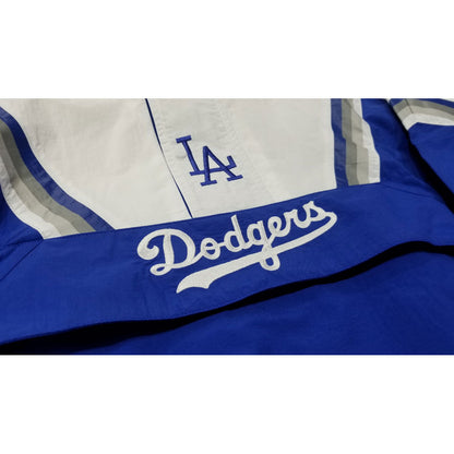 Mitchell & Ness Half Zip Anorak MLB Los Angeles Dodgers LA Windbeaker Jacket