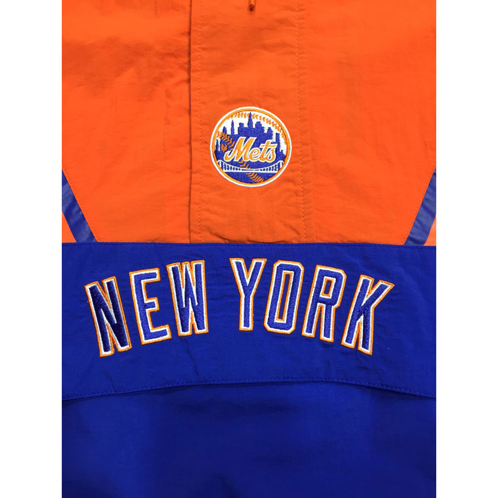 Mitchell & Ness Half Zip Anorak MLB New York Mets Windbeaker Jacket