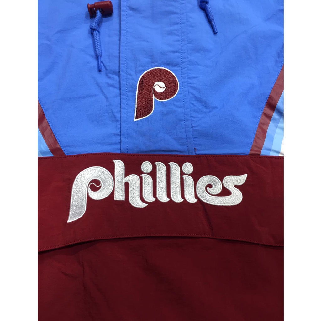 Mitchell & Ness Half Zip Anorak MLB Philadelphia Phillies Windbeaker Jacket