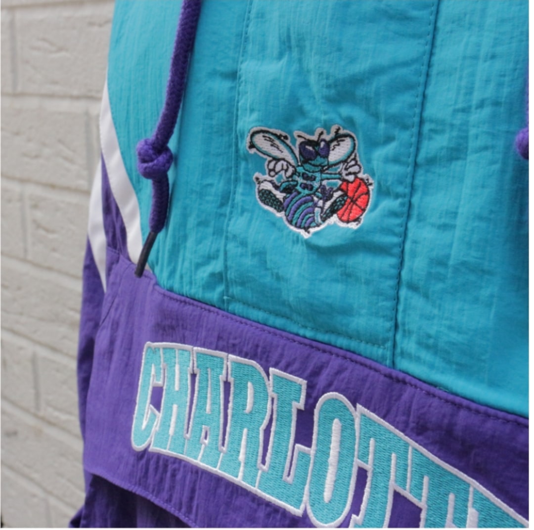 Mitchell & Ness Half Zip Anorak NBA Charlotte Hornets Jacket