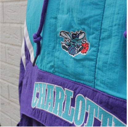 Mitchell & Ness Half Zip Anorak NBA Charlotte Hornets Jacket