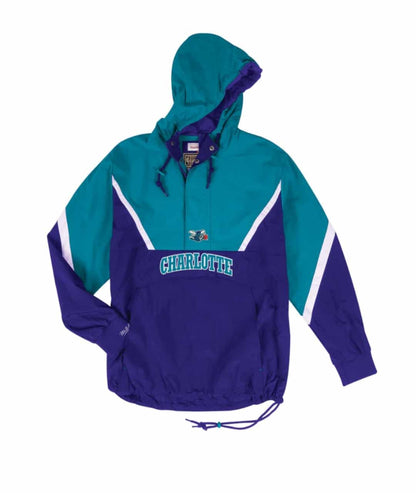 Mitchell & Ness Half Zip Anorak NBA Charlotte Hornets Jacket