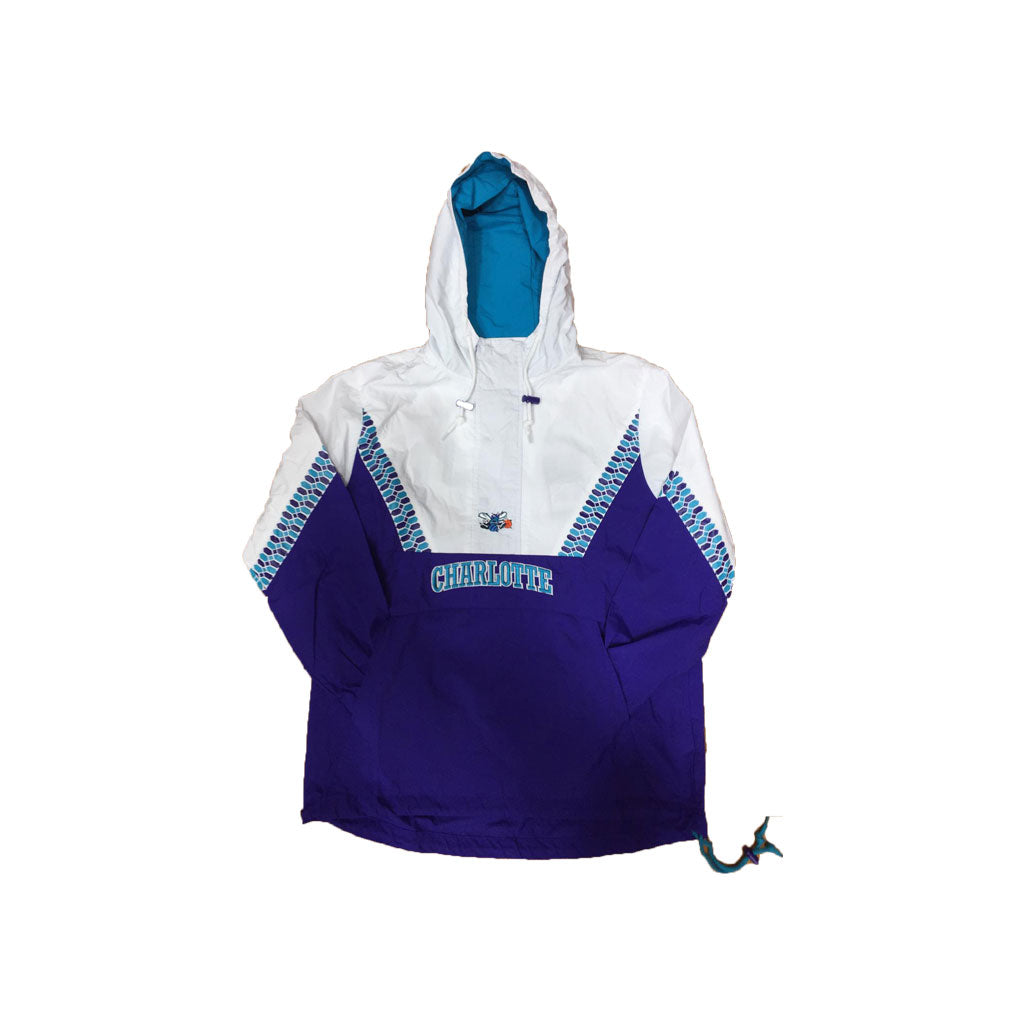 Mitchell & Ness Half Zip Anorak NBA Charlotte Hornets Windbeaker Jacket