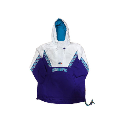 Mitchell & Ness Half Zip Anorak NBA Charlotte Hornets Windbeaker Jacket