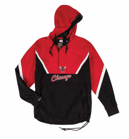 Mitchell & Ness Half Zip Anorak NBA Chicago Bulls Jacket
