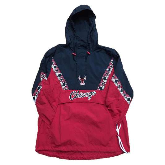 Mitchell & Ness Half Zip Anorak NBA Chicago Bulls Windbeaker Jacket