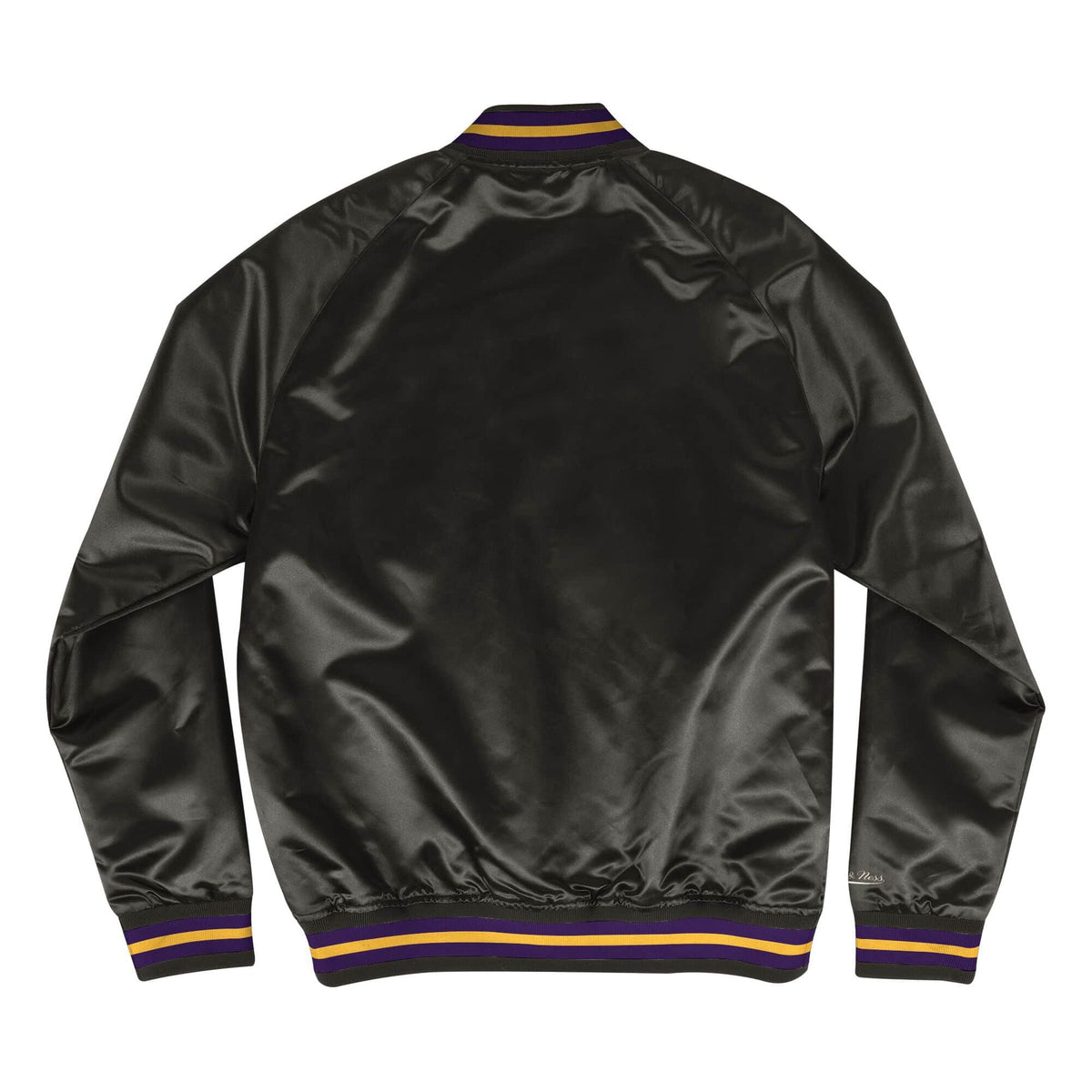 Mitchell & Ness Los Angeles Lakers Black Satin Light Jacket