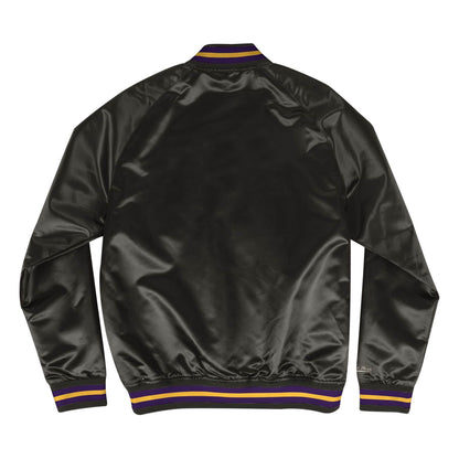 Mitchell & Ness Los Angeles Lakers Black Satin Light Jacket