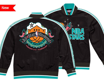 Mitchell & Ness Men's NBA All Stars Weekend 1996 Team History Warm up Jacket