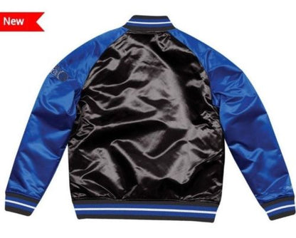 Mitchell & Ness Orlando Magic Black Satin Varsity Jacket