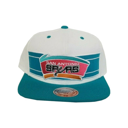Mitchell & Ness  San Antonio Spurs Teal / White Adjustable snapback Hat