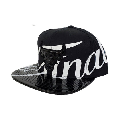Mitchell & Ness The Final Metallic Black Chicago Bulls Snapback
