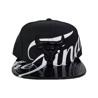 Mitchell & Ness The Final Metallic Black Chicago Bulls Snapback