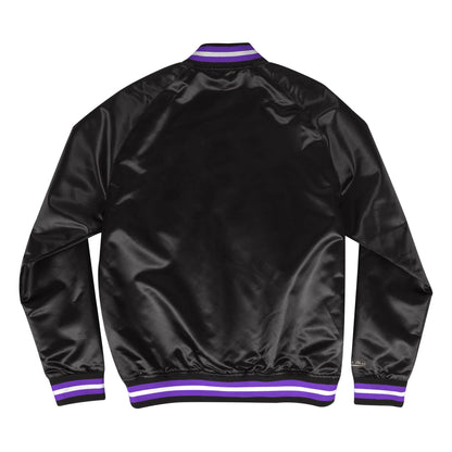 Mitchell & Ness Toronto Raptors Black Satin Light Jacket
