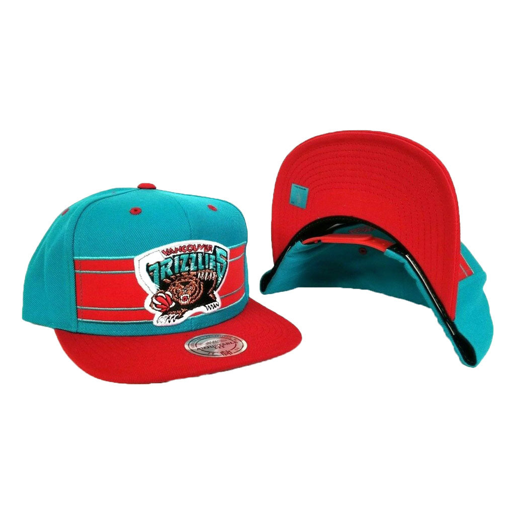 Mitchell & Ness Vancouver Grizzlies Teal / Red Adjustable snapback Hat