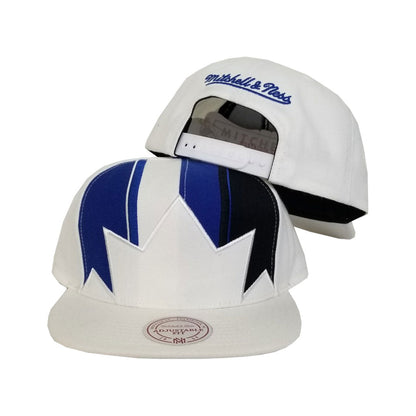 Mitchell & Ness White Toronto Leaf Snapback Hat