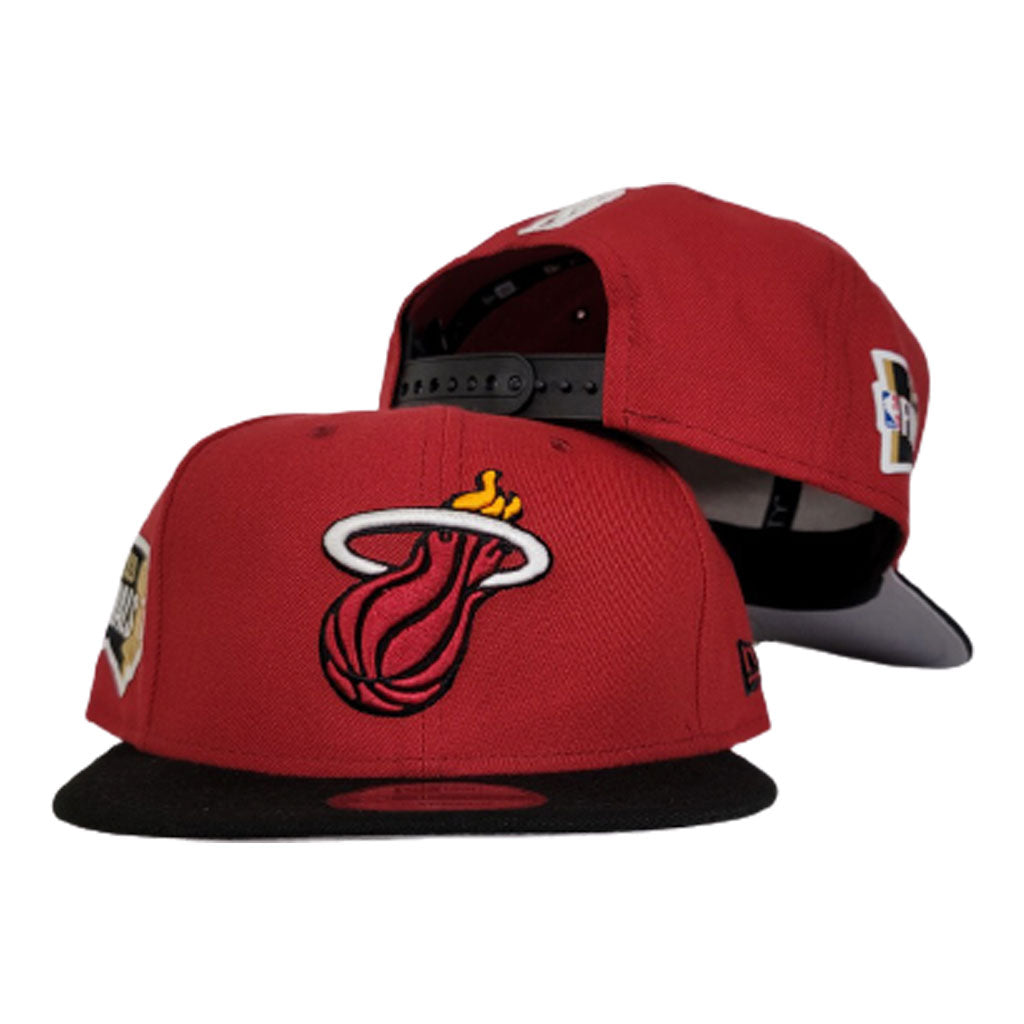 NEW ERA 2TONE MIAMI HEAT NBA FINALS SIDE PATCH 9FIFTY SNAPBACK