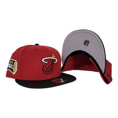 NEW ERA 2TONE MIAMI HEAT NBA FINALS SIDE PATCH 9FIFTY SNAPBACK