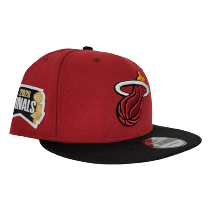 NEW ERA 2TONE MIAMI HEAT NBA FINALS SIDE PATCH 9FIFTY SNAPBACK