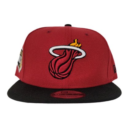 NEW ERA 2TONE MIAMI HEAT NBA FINALS SIDE PATCH 9FIFTY SNAPBACK
