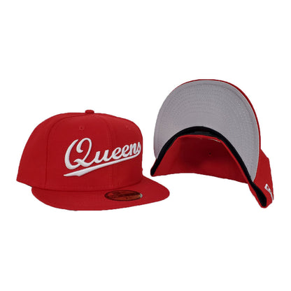 NEW ERA 59FIFTY RED QUEENS FITTED HAT