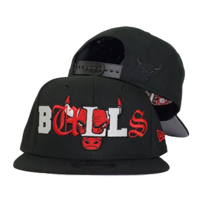 NEW ERA CHICAGO BULLS MIXED FONT 9FIFTY SNAPBACK