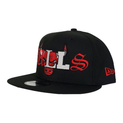 NEW ERA CHICAGO BULLS MIXED FONT 9FIFTY SNAPBACK