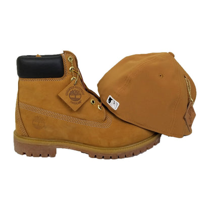 NEW ERA CHICAGO WHITE SOX PATCHED UP TIMBERLAND HOOK WHEAT 59FIFTY FITTED