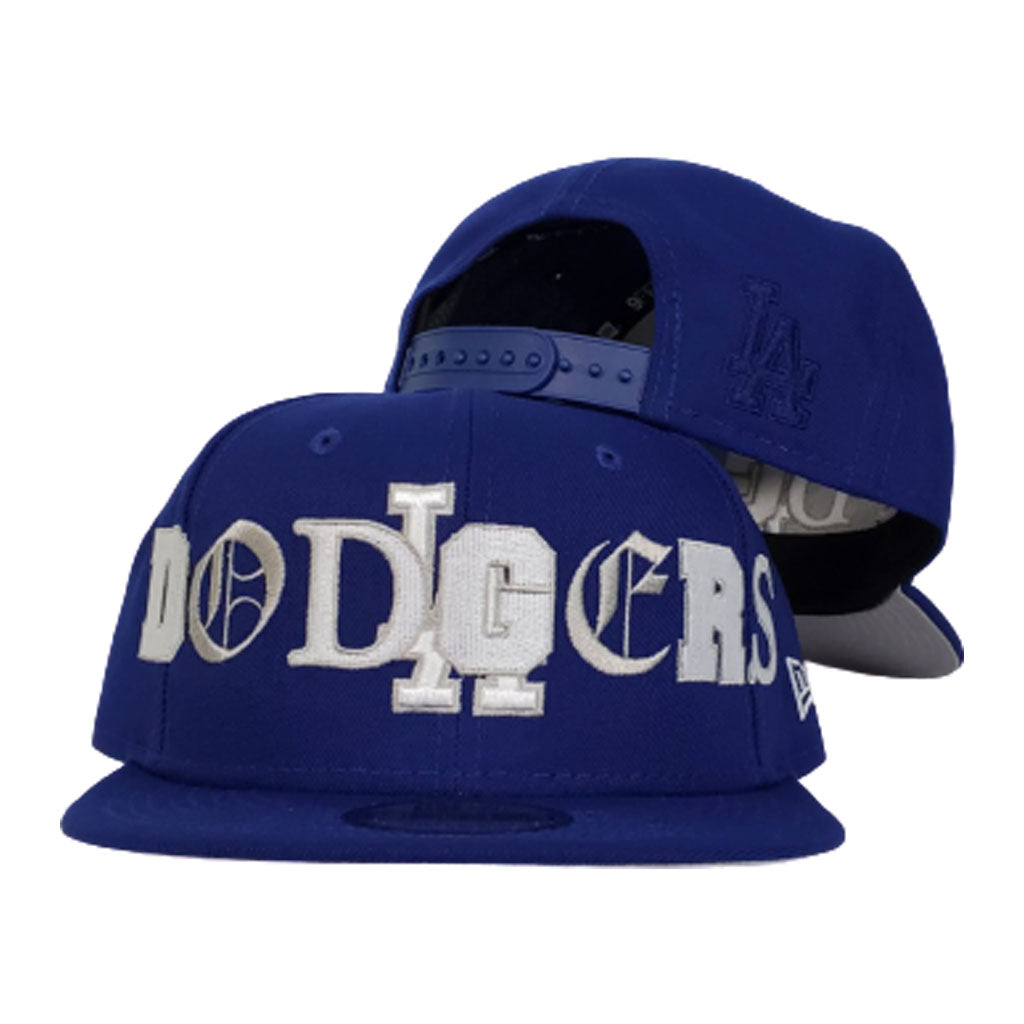 NEW ERA LOS ANGELES DODGERS MIXED FONT 9FIFTY SNAPBACK