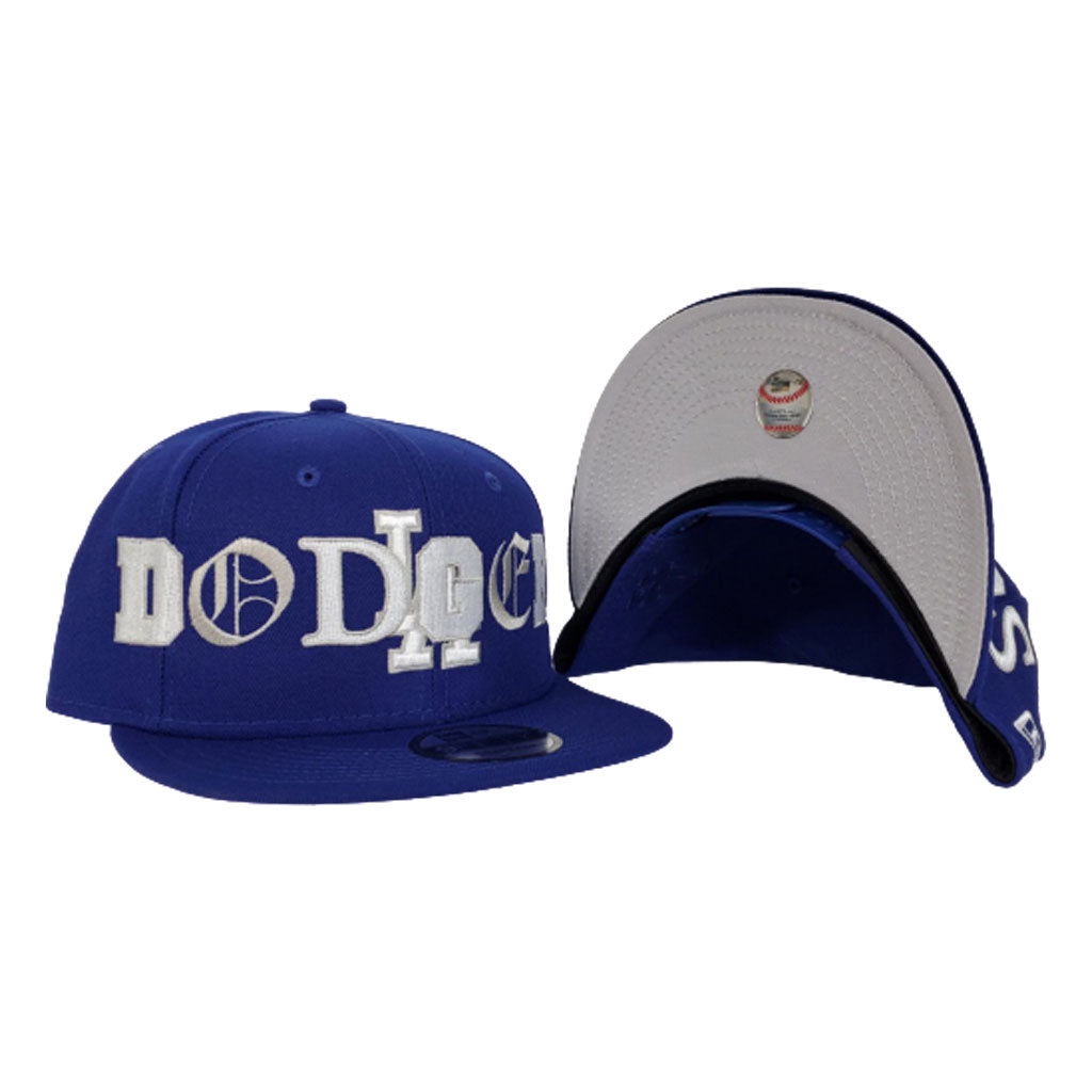 NEW ERA LOS ANGELES DODGERS MIXED FONT 9FIFTY SNAPBACK