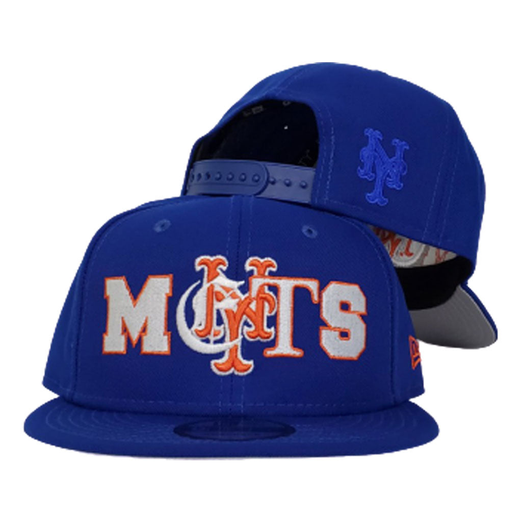 NEW ERA NEW YORK METS MIXED FONT 9FIFTY SNAPBACK