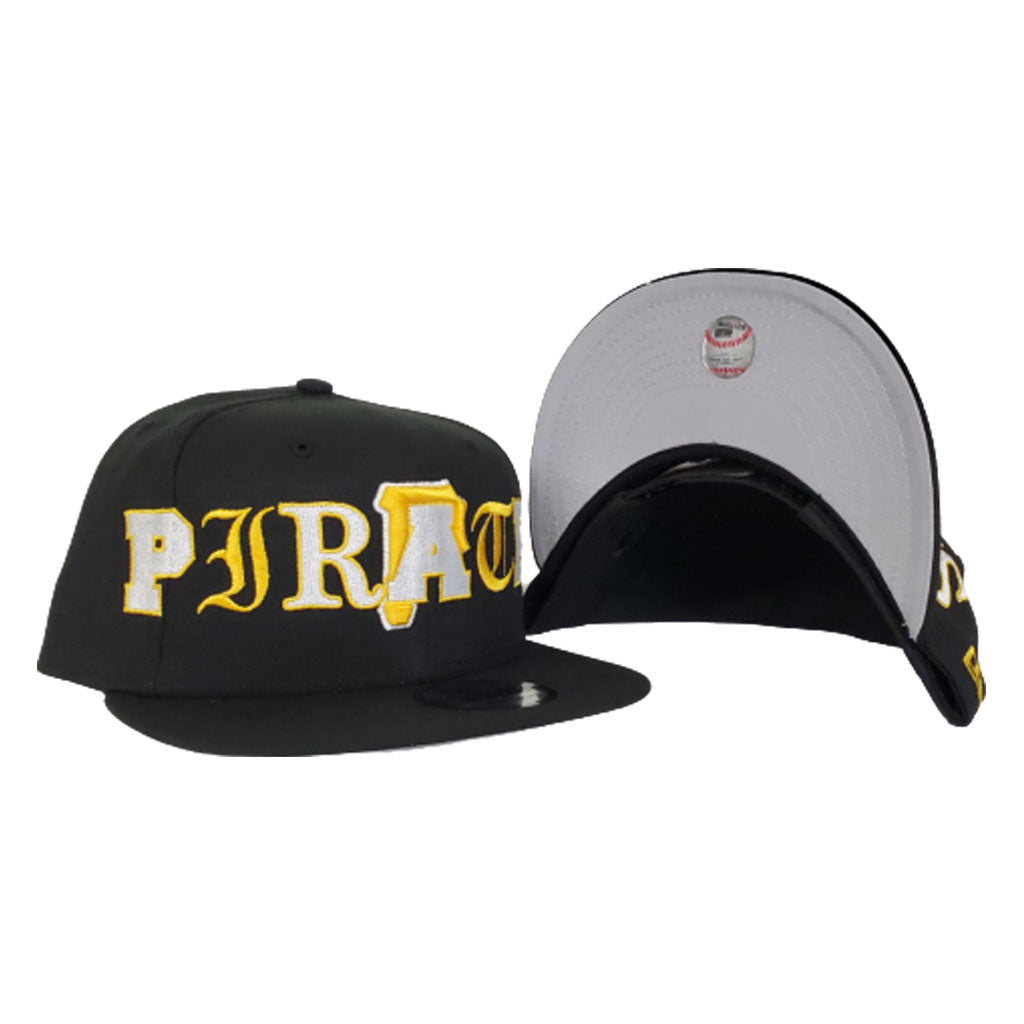 NEW ERA PITTSBURGH PIRATES MIXED FONT 9FIFTY SNAPBACK