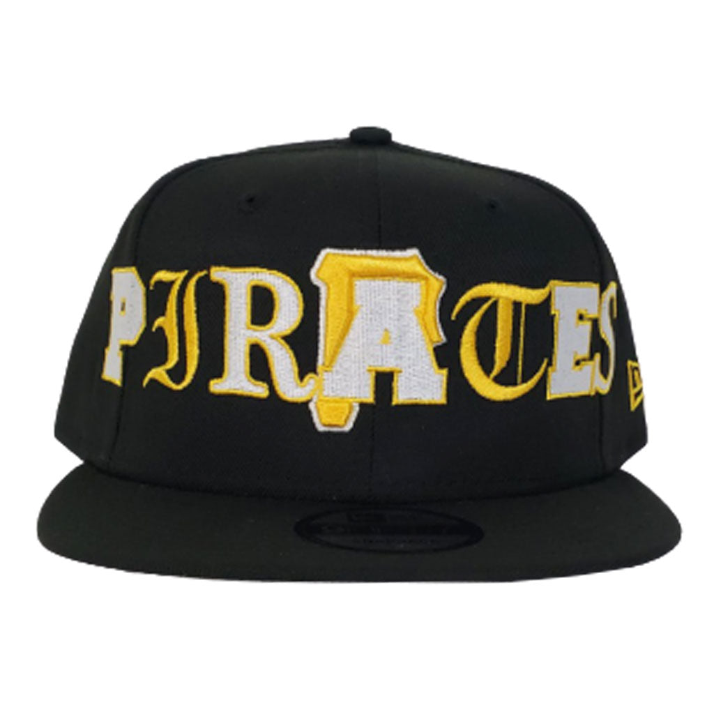 NEW ERA PITTSBURGH PIRATES MIXED FONT 9FIFTY SNAPBACK