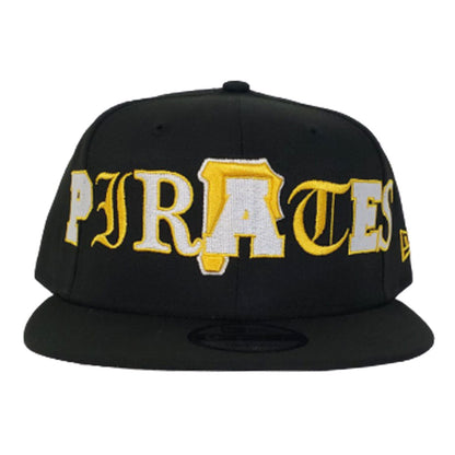 NEW ERA PITTSBURGH PIRATES MIXED FONT 9FIFTY SNAPBACK
