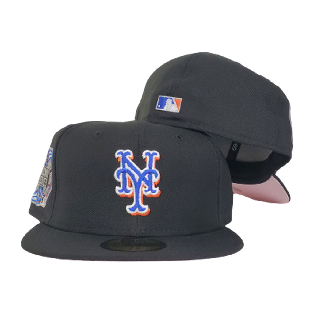 NEW YORK METS BLACK PINK BOTTOM SUBWAY SERIES NEW ERA 59FIFTY FITTED