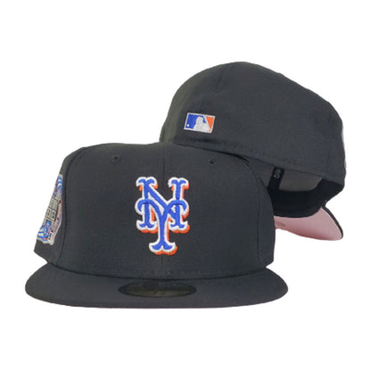 NEW YORK METS BLACK PINK BOTTOM SUBWAY SERIES NEW ERA 59FIFTY FITTED