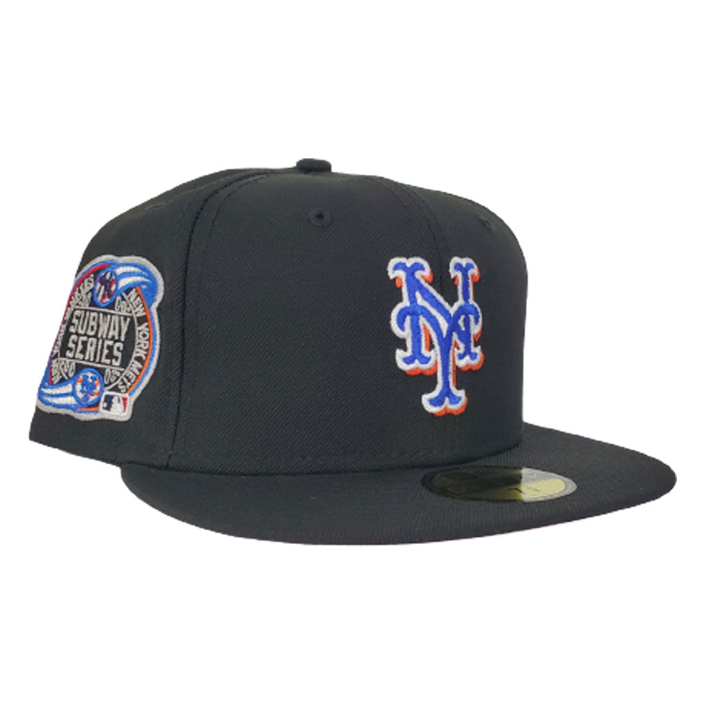 NEW YORK METS BLACK PINK BOTTOM SUBWAY SERIES NEW ERA 59FIFTY FITTED