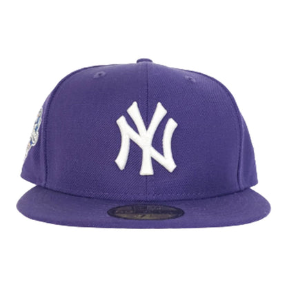 NEW YORK YANKEES PURPLE COOPERSTOWN 2000 WORLD SERIES NEW ERA 59FIFTY FITTED