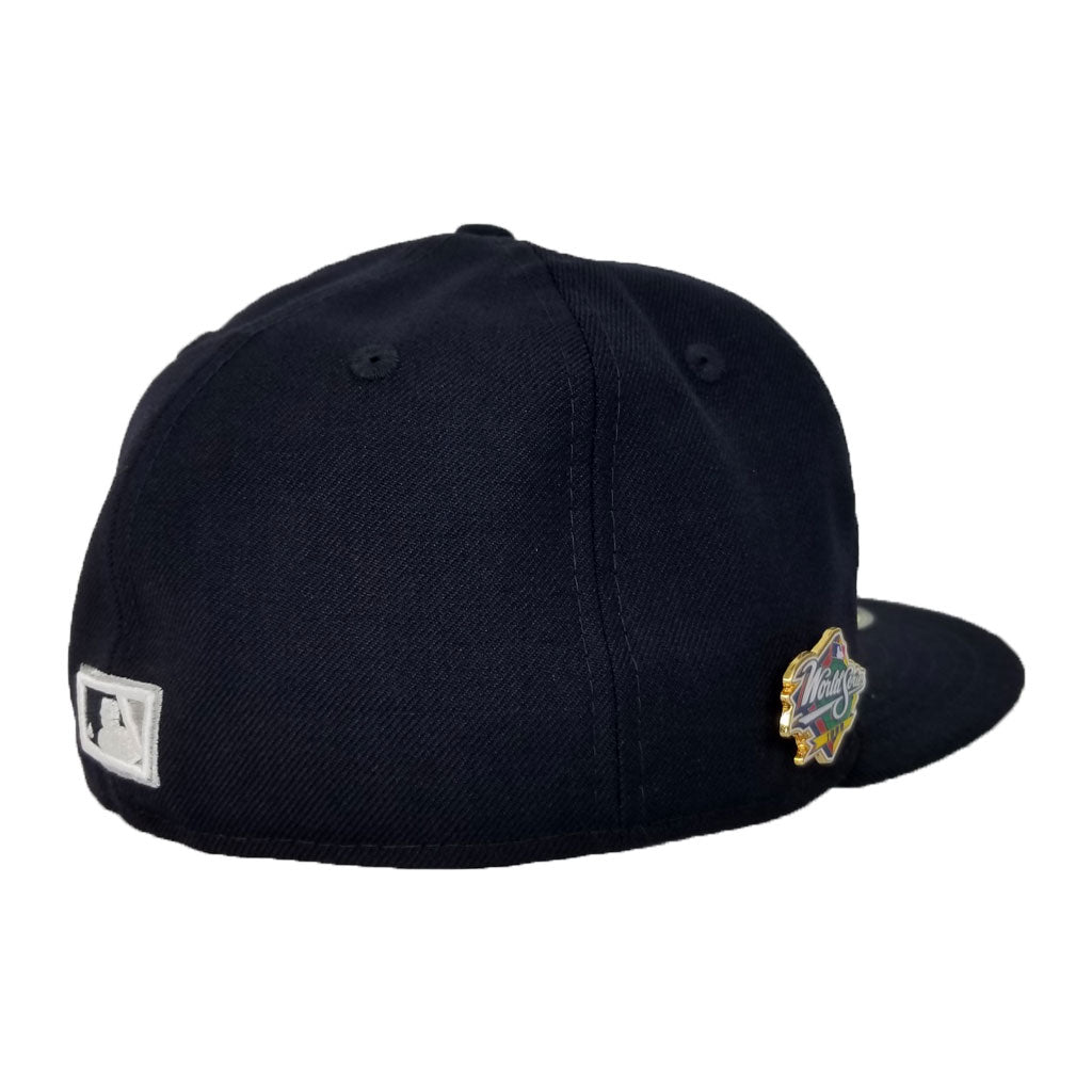 NEW YORK Yankees 1999 WORLD SERIES METAL PIN NEW ERA 59FIFTY FITTED HAT