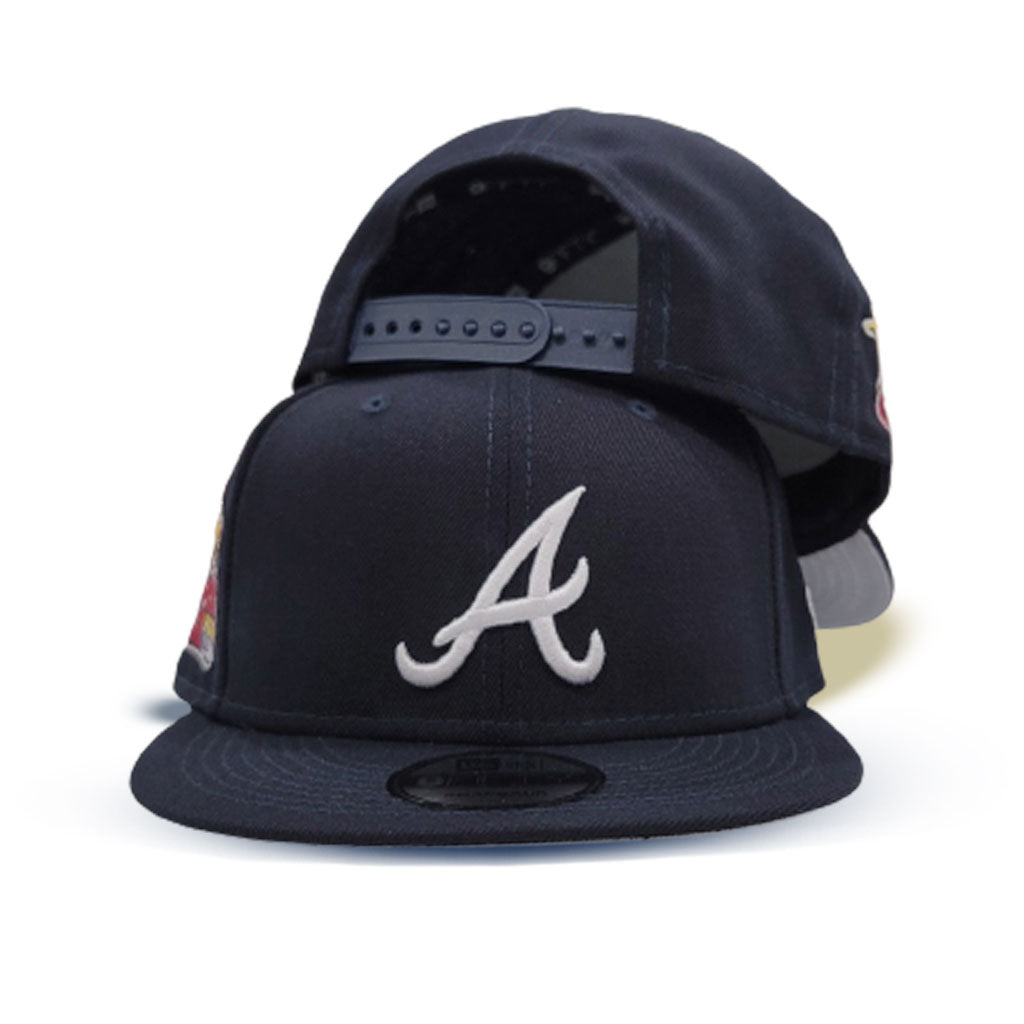 Navy Blue Atlanta Braves Gray Bottom 2000 All Star Game Side Patch New Era 9Fifty Snapback
