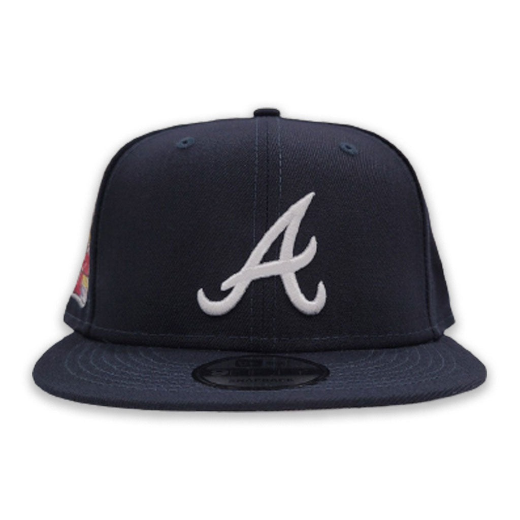 Navy Blue Atlanta Braves Gray Bottom 2000 All Star Game Side Patch New Era 9Fifty Snapback