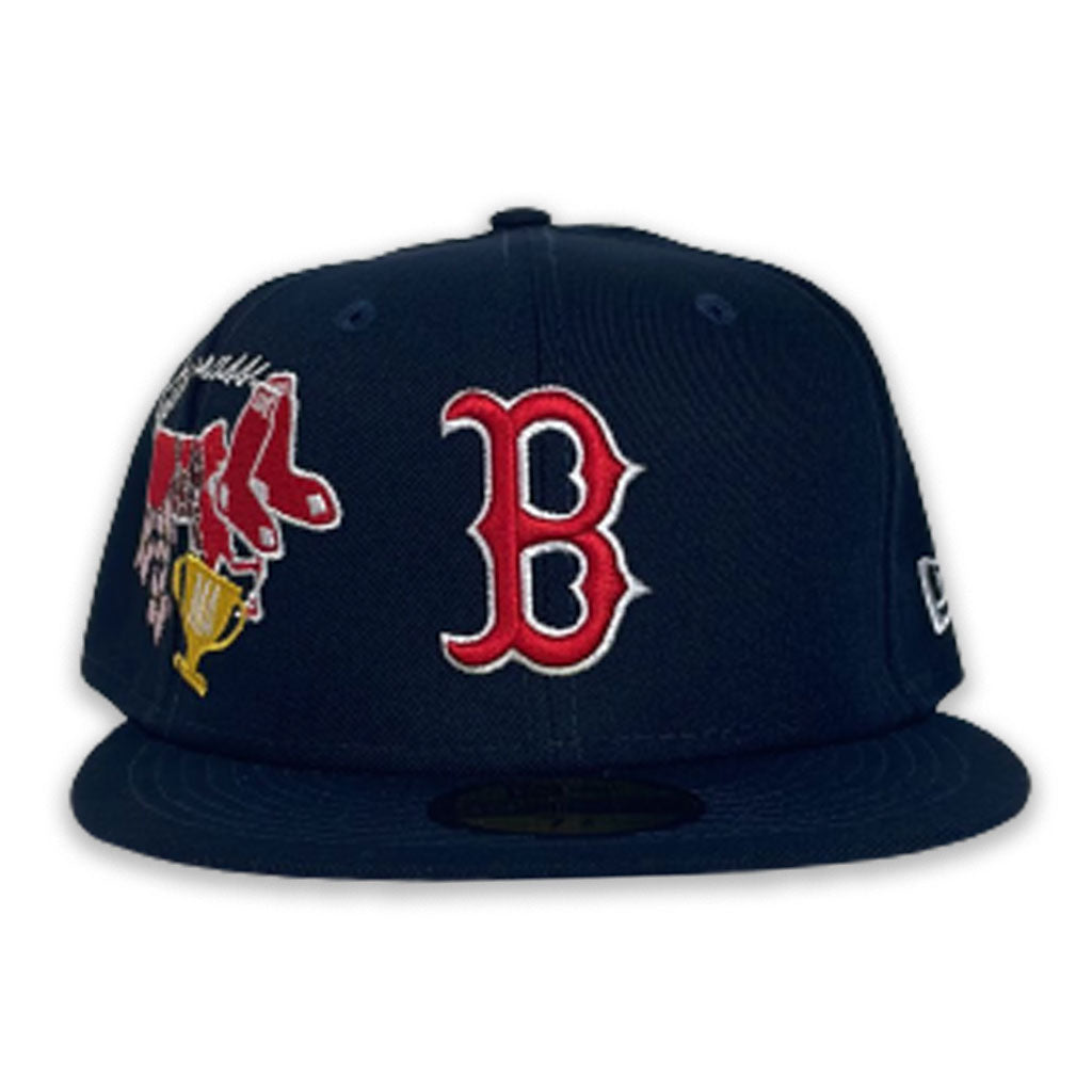 Navy Blue Boston Red Sox Diamondbacks City Patch Gray Bottom New Era 59fifty Fitted
