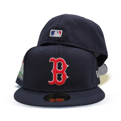 Navy Blue Boston Red Sox Gray Bottom 1999 All Star Game Side Patch New Era 59Fifty Fitted