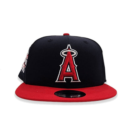 Navy Blue Los Angeles Angels Red Visor Gray Bottom 20th Anniversary 9Fifty Snapback
