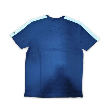 Navy Blue New York Yankees New Era Short Sleeve Team Taping T-shirt